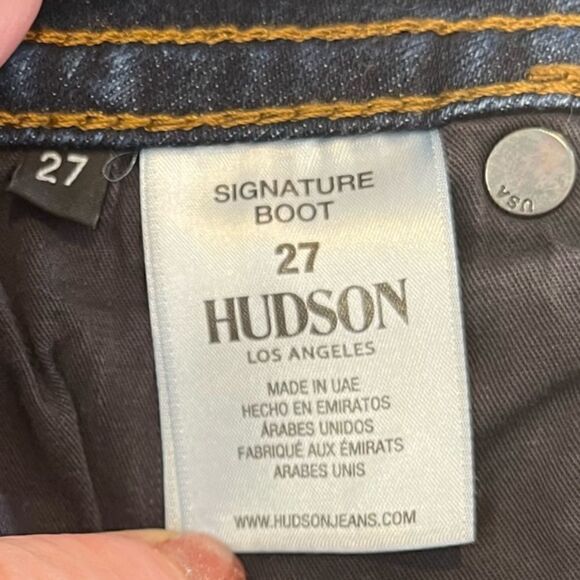 NWT HUDSON Midrise Signature Bootcut Jeans Blue Women’s Size 27 - Picture 6 of 8